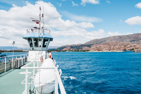 Commercial Ferry on Lake General Carrera