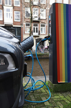 electric car loading