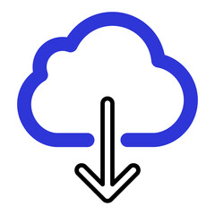 Obraz premium Download from server icon