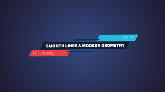 Smooth Lines with Modern Geometry Titles