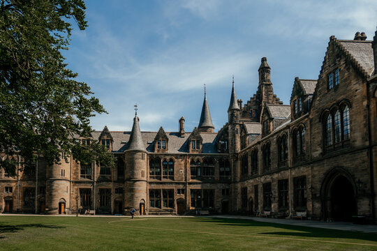 Courtyard of old university building
