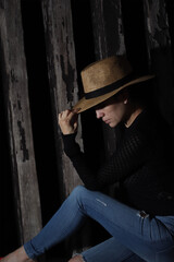 woman with accessories