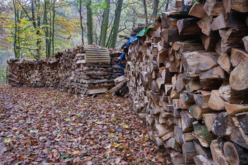 Herbstlandschaften an der Bergstra&szlig;e.