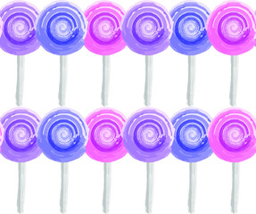 Seamless candy pattern wallpaper background children