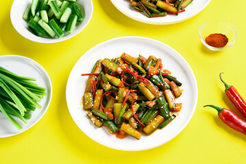 Korean style cucumber kimchi