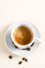 Obraz na płótnie Canvas Cup of coffee espresso