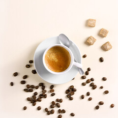 Cup of coffee espresso