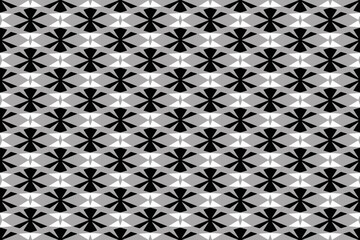 seamless abstract geometric black white and gray pattern-20d3a of a four sided polygon