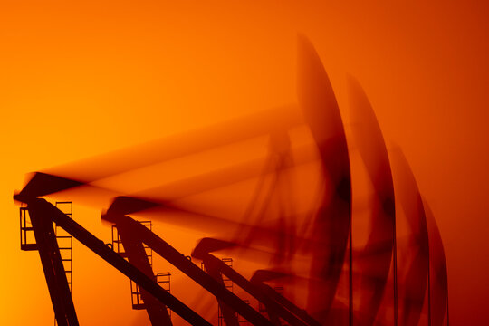 Pumpjack Silhouette
