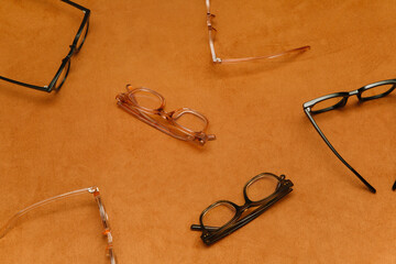 Composition with sunglasses