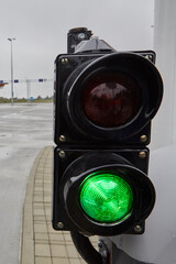 traffic light on the green