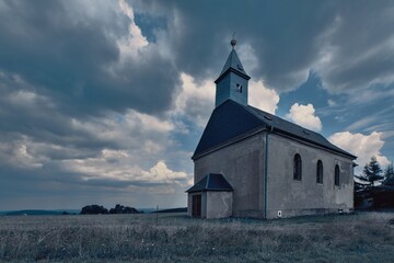 Fototapeta premium Church of the Holy Trinity on Mount St. Catherine.