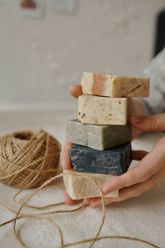 hobby to make a beautiful hand made natural soap from environmental products