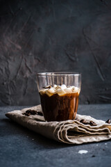 Coffee with marshmallow
