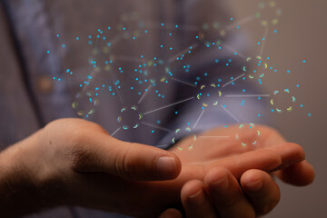 videoconference group of people talking in social network business