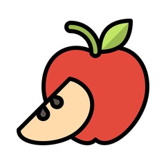 Apple icon, Thanksgiving related vector