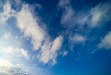 Blue sky and clouds