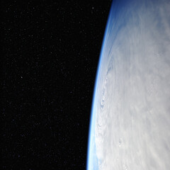 Tropical storm from space. Elements of this image furnished by NASA.