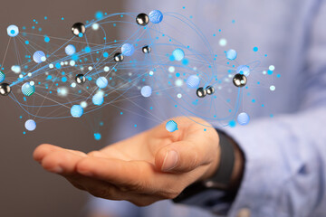 conference team work connection digital concept