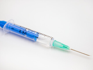syringe with medicine, vaccine