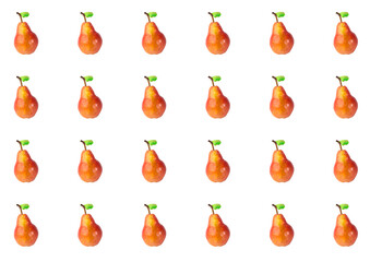 seamless pear texture on a white background