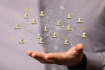 organization chart team concept networking business