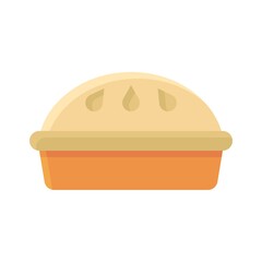 Pie icon, Thanksgiving related vector