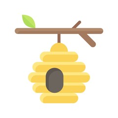 Beehive icon, Thanksgiving related vector