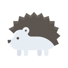 Porcupine icon, Thanksgiving related vector