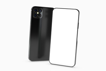 digital smartphone device mobile phone 3d isolated