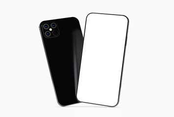 digital smartphone device mobile phone 3d isolated