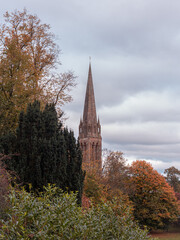 Fototapeta premium Queen’s Park Baptist Church, Queen's park, Glasgow