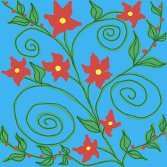seamless floral pattern
