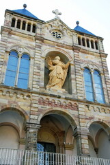 Ville de Saint-Avold, Basilique Notre-dame de Bon Secours édifiée au XVIe siècle, département de Moselle, France