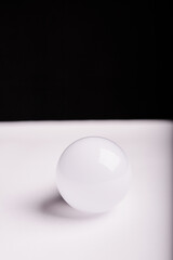 geometric ball with shadow, led bulb lamp, orb