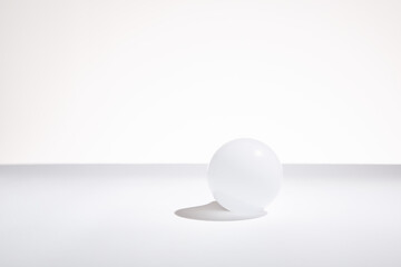geometric ball with shadow, led bulb lamp, orb