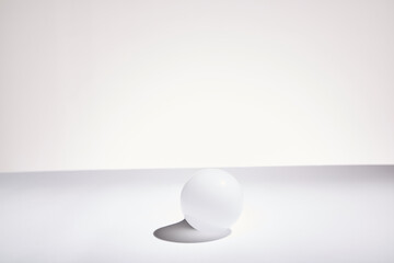 geometric ball with shadow, led bulb lamp, orb