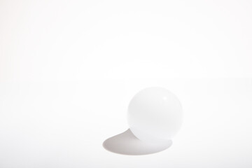 geometric ball with shadow, led bulb lamp, orb