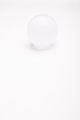 geometric ball with shadow, led bulb lamp, orb