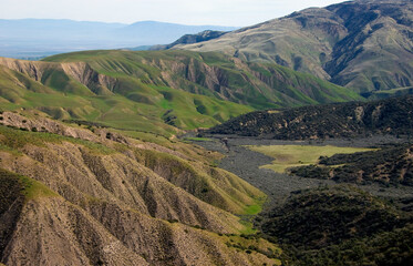 View of Bitter Creek Canyon, CA