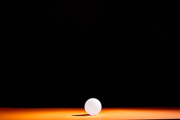 geometric ball with shadow, led bulb lamp, orb