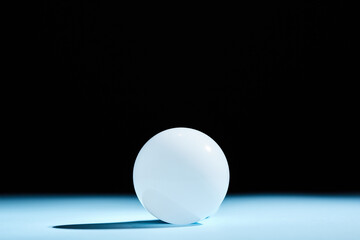 geometric ball with shadow, led bulb lamp, orb