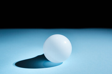 geometric ball with shadow, led bulb lamp, orb
