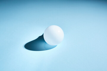 geometric ball with shadow, led bulb lamp, orb