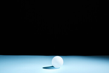 geometric ball with shadow, led bulb lamp, orb