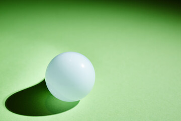 geometric ball with shadow, led bulb lamp, orb