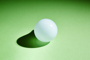 geometric ball with shadow, led bulb lamp, orb