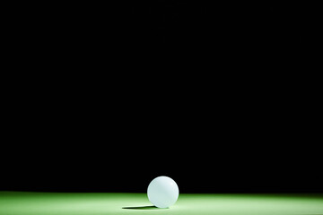 geometric ball with shadow, led bulb lamp, orb