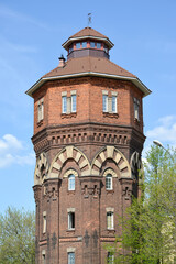 Fragment of the old water tower (1901). Rybinsk