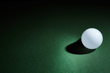 geometric ball with shadow, led bulb lamp, orb